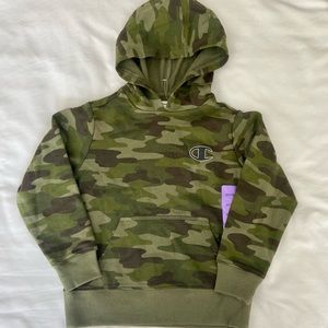 Camouflage Hooded Sweatshirt for Kids